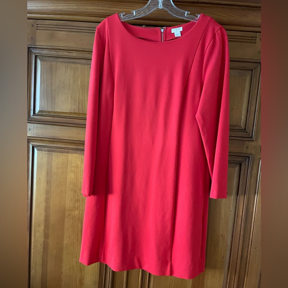 J. Crew red dress